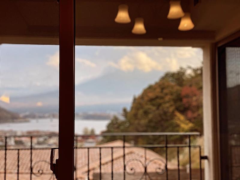 富士山の見える部屋