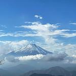 富士山 冠雪している